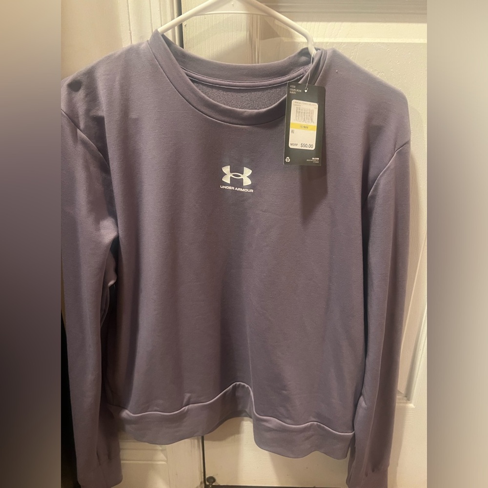 Under Armour Purple Crewneck Sweatshirt